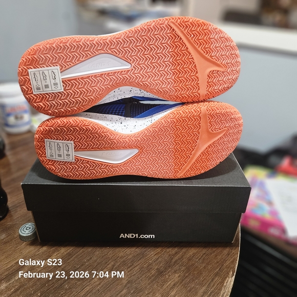 AND1 Blue and Black Sneakers - Picture 4 of 4